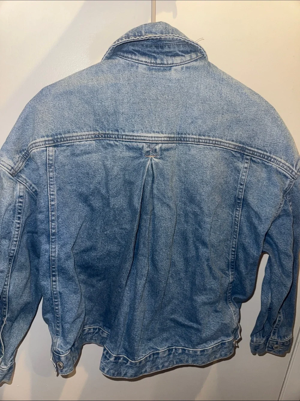 We The Free Light Blue Oversized Denim Jacket - Picture 3 of 3